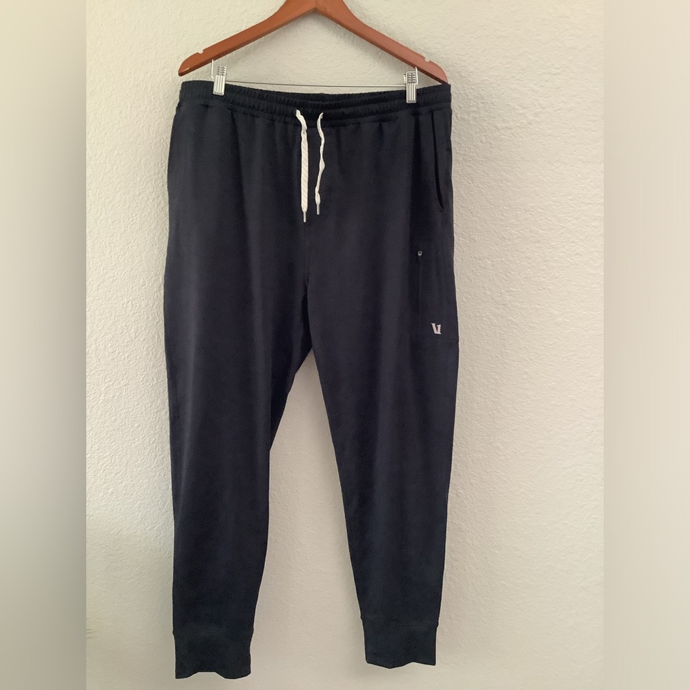 Vuori Black Sunday Performance Jogger Sweatpants Activewear Men's Size XXL